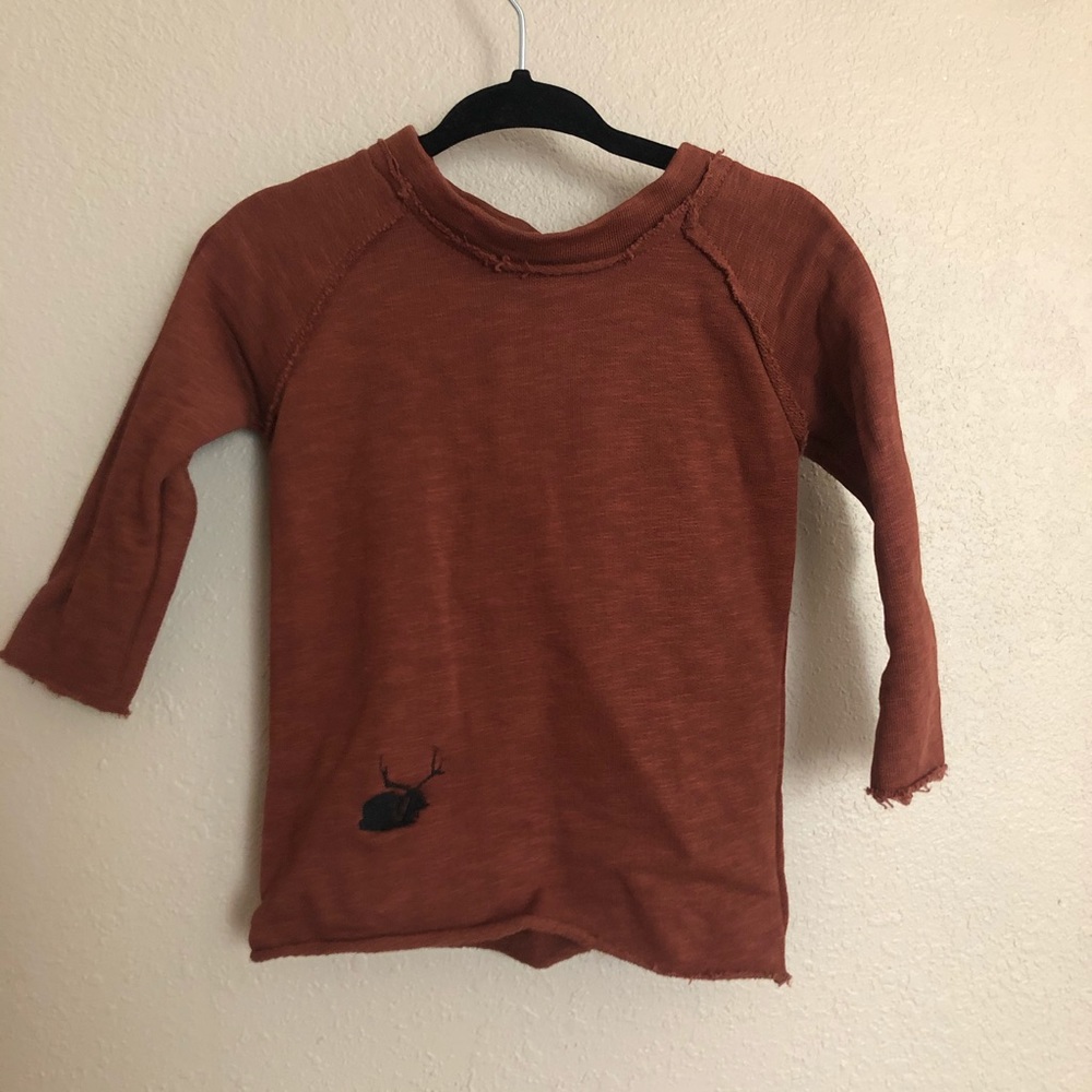 Buck and Baa 3-6m sweater runs big